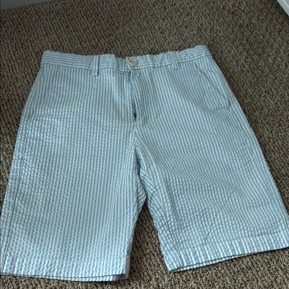 Vineyard Vines Kids Blue Striped Shorts